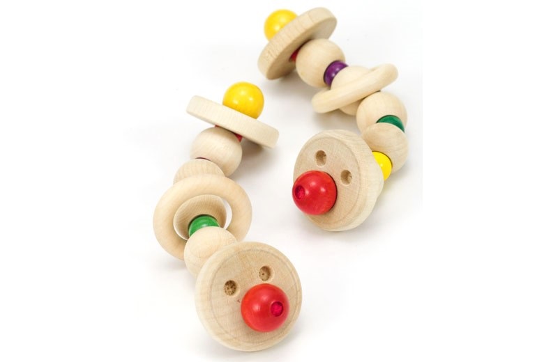 木のおしゃぶり　ハローちゃん