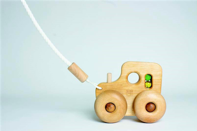 ビー玉の音色と引きぐるま