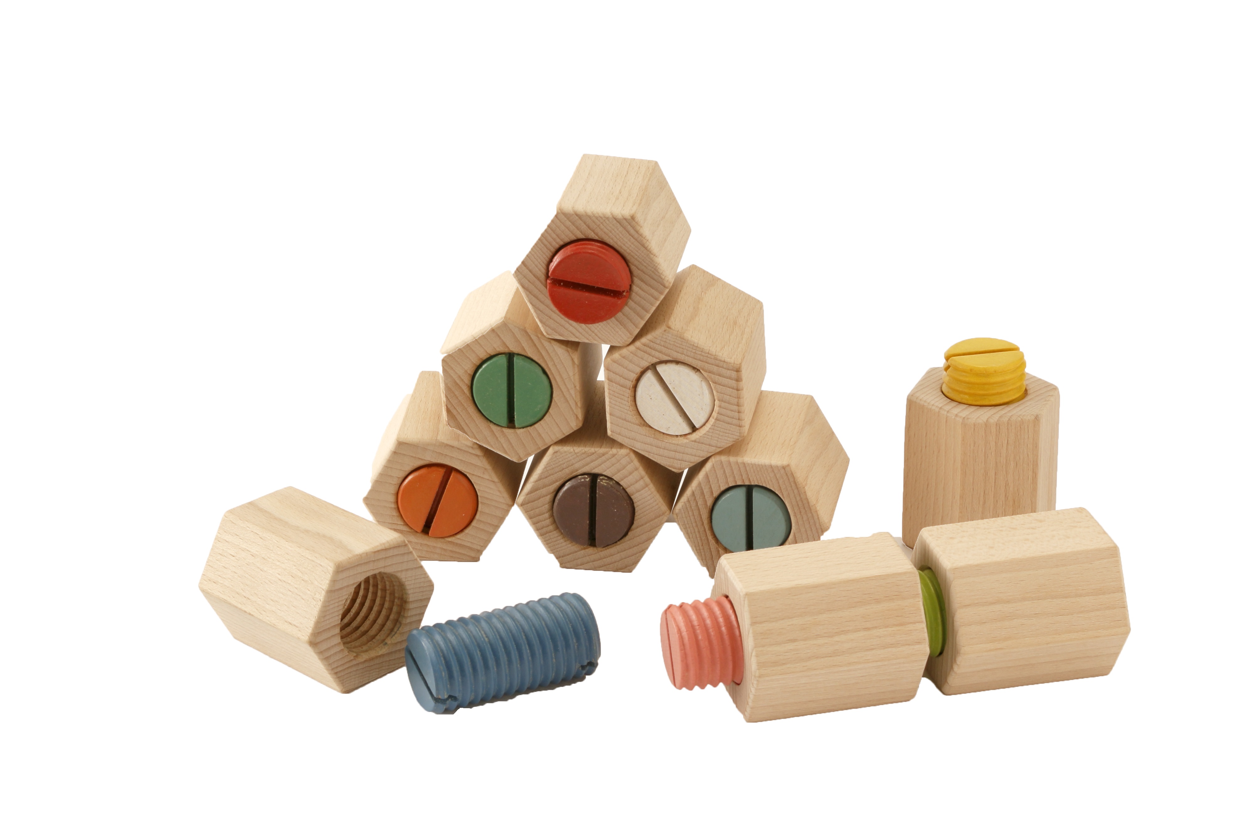 六角ひねり積木