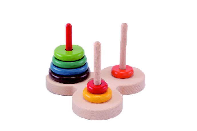 ハノイの塔（虹のバージョン）