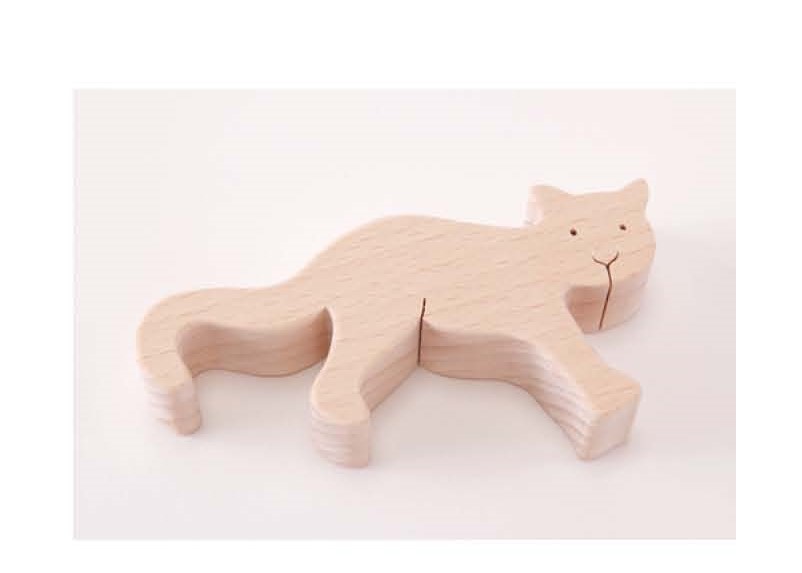 ネコの自由積木