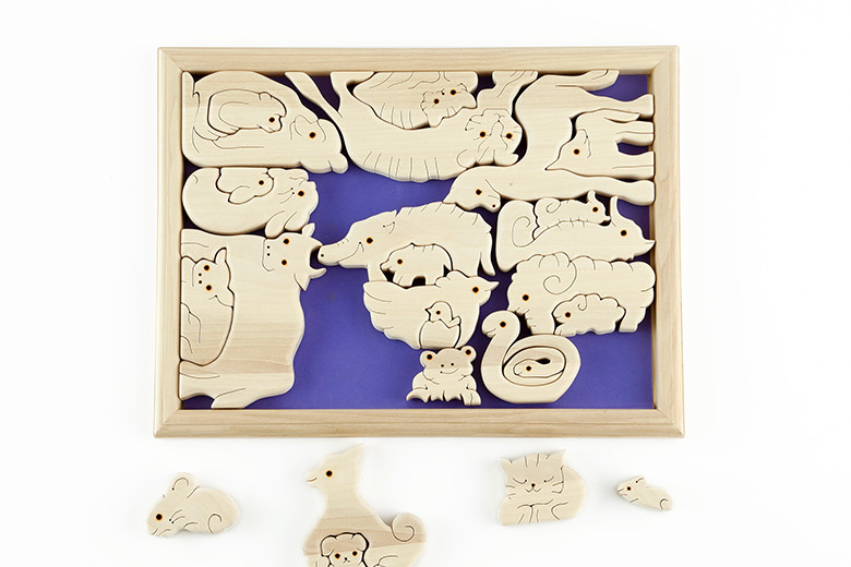 親子干支パズル