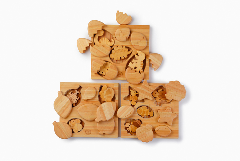 かくれんぼパズル さとやま・きょうりゅう・うみべ