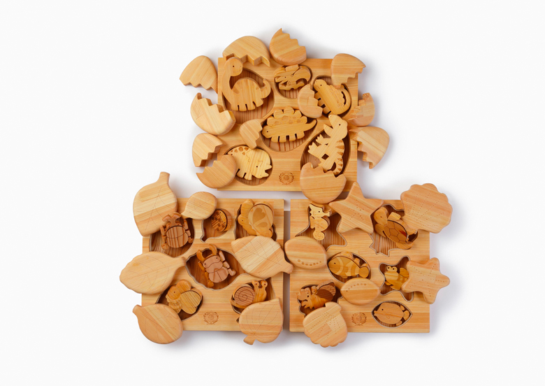 かくれんぼパズル さとやま・きょうりゅう・うみべ_2