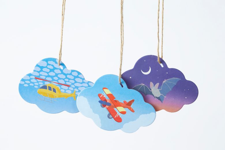 オーナメントにもなるメモリーゲーム くも